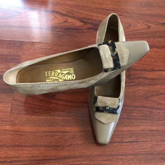 Salvatore Ferragamo Square Pumps Heels - Picture 11 of 16